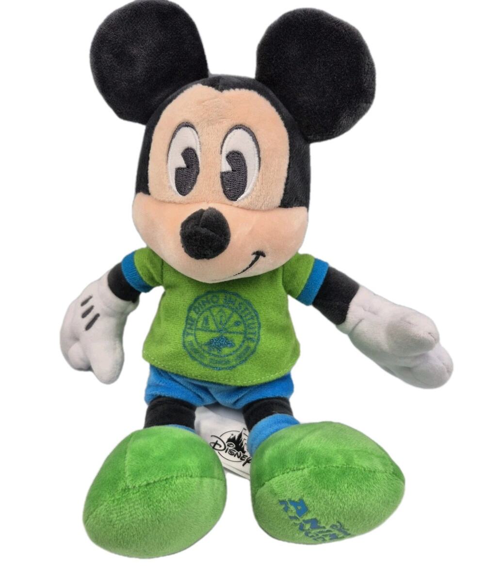 Disney Parks Animal Kingdom Mickey Mouse Dino Institute Dino Land 10" Plush